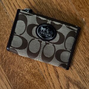 COACH Signature Logo Wallet | Classic Designer Everyday Essential